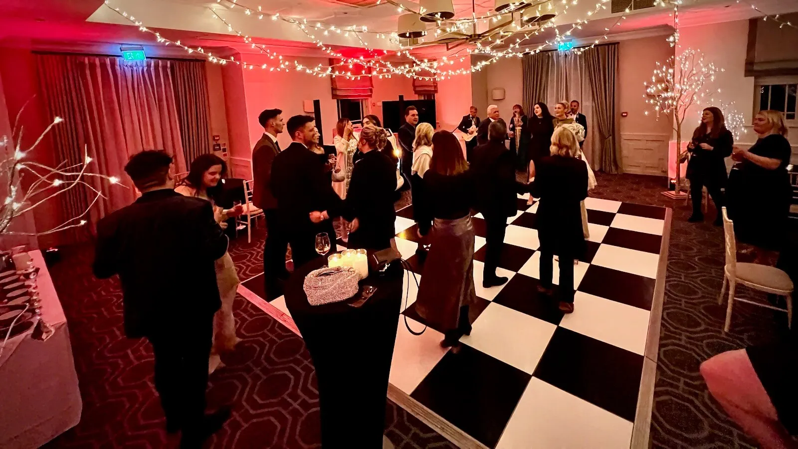 Guests dancing at Wotton House